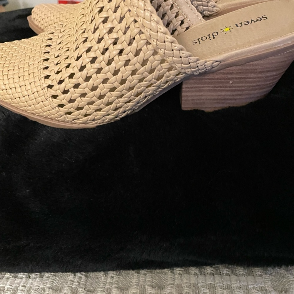 Slides with 2” heel new without tags